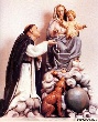 Św. Dominik i Matka Boża